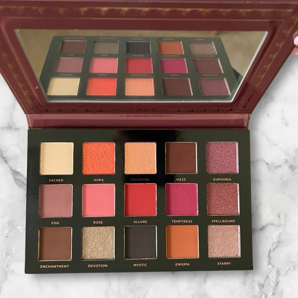 Ace Beaute Mystic Romance Eyeshadow Palette - Vibrant Pink and Purple
